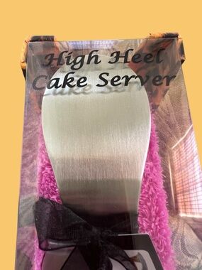 High Heel Cake Server NIB